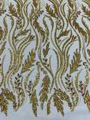 Luxury Festival Beaded Vine Lace Fabric| New Creations Fabric & Foam Inc. - New Creations Fabric & Foam Inc