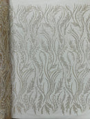 Luxury Festival Beaded Vine Lace Fabric| New Creations Fabric & Foam Inc. - New Creations Fabric & Foam Inc