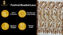 Luxury Festival Beaded Vine Lace Fabric| New Creations Fabric & Foam Inc. - New Creations Fabric & Foam Inc