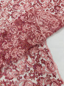 Metallic Corded Lace Design 54| New Creations Fabric & Foam Inc. - New Creations Fabric & Foam Inc