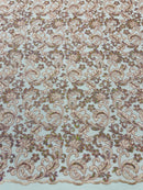 Metallic Corded Lace Design 54| New Creations Fabric & Foam Inc. - New Creations Fabric & Foam Inc