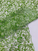 Metallic Corded Lace Design 54| New Creations Fabric & Foam Inc. - New Creations Fabric & Foam Inc