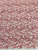 Metallic Corded Lace Design 54| New Creations Fabric & Foam Inc. - New Creations Fabric & Foam Inc