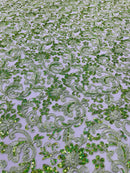 Metallic Corded Lace Design 54| New Creations Fabric & Foam Inc. - New Creations Fabric & Foam Inc