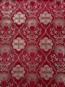 Metallic cross challis jacquard fabric 58" Wide| New Creations Fabric & Foam Inc. - New Creations Fabric & Foam Inc