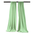 Backdrop Drape Curtain 5 Feet Wide x 6 Feet High, Polyester Poplin SEAMLESS 1 SETS.