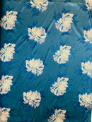 Multi Floral Color Jacquard Satin 58” Wide| New Creations Fabric & Foam Inc. - New Creations Fabric & Foam Inc