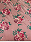 Multi Floral Color Jacquard Satin 58” Wide| New Creations Fabric & Foam Inc. - New Creations Fabric & Foam Inc