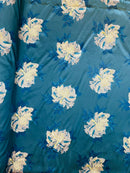 Multi Floral Color Jacquard Satin 58” Wide| New Creations Fabric & Foam Inc. - New Creations Fabric & Foam Inc