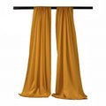 Backdrop Drape Curtain 5 Feet Wide x 6 Feet High, Polyester Poplin SEAMLESS 1 SETS.