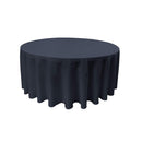 132" ROUND POLY POPLIN TABLECLOTH