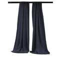 Backdrop Drape Curtain 5 Feet Wide x 6 Feet High, Polyester Poplin SEAMLESS 1 SETS.