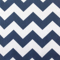 CHEVRON ZIG ZAG POLY COTTON (by the yard)