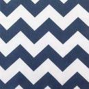 CHEVRON ZIG ZAG POLY COTTON (by the yard)