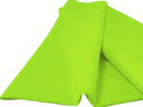 Neon Yellow 58/59" Wide 100% Premium Woven Polyester Poplin Fabric By The Yard