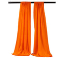 Backdrop Drape Curtain 5 Feet Wide x 10 Feet High, Polyester Poplin SEAMLESS 1 SETS.