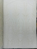 Palm Beaded Damask Design Fabric| New Creations Fabric & Foam Inc. - New Creations Fabric & Foam Inc