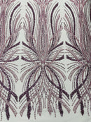 Palm Beaded Damask Design Fabric| New Creations Fabric & Foam Inc. - New Creations Fabric & Foam Inc