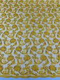 PAMELA FLORAL EMBRIDERY LACE (By The Yard) - New Creations Fabric & Foam Inc