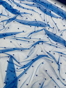 Pearl Glitter Studded Mesh Fabric| New Creations Fabric & Foam Inc. - New Creations Fabric & Foam Inc