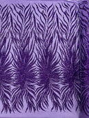 Phoenix Sequin Feather Fabric 54” Wide| New Creations Fabric & Foam Inc. - New Creations Fabric & Foam Inc