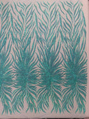 Phoenix Sequin Feather Fabric 54” Wide| New Creations Fabric & Foam Inc. - New Creations Fabric & Foam Inc