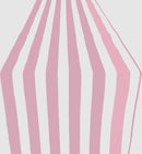 12" Wide x 90" Long 1" Stripe Print Poly Cotton Table Runner