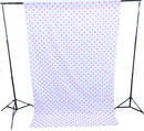 58" Wide x 120" High, Poly Cotton Polka Dot Decorative Backdrop Drape Curtain Divider, 1 Panel