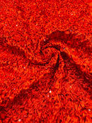 Pleated Stretch Satin Ruffle lace Trim With Hologram Sequin/24" Wide| New Creations Fabric & Foam Inc. - New Creations Fabric & Foam Inc