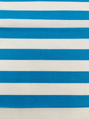 Poly Cotton 1" Stripe Print| New Creations Fabric & Foam Inc. - New Creations Fabric & Foam Inc