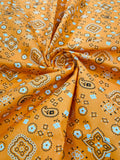 Poly Cotton Bandanna Print Fabric,58/59" Wide, Good for Face Mask Covers. - New Creations Fabric & Foam Inc