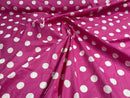Poly Cotton Polka Dot Print| New Creations Fabric & Foam Inc. - New Creations Fabric & Foam Inc