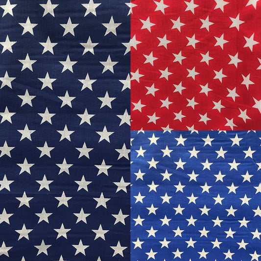 Poly Cotton Star Print| New Creations Fabric & Foam Inc. - New Creations Fabric & Foam Inc