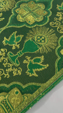 METALLIC CROSS/CHALIS JACQUARD FABRIC (by the yard)