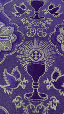 METALLIC CROSS/CHALIS JACQUARD FABRIC (by the yard)