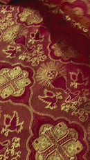 METALLIC CROSS/CHALIS JACQUARD FABRIC (by the yard)