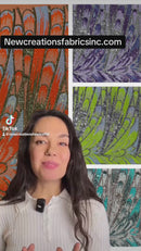 FEATHER WING SEQUIN STRETCH MESH FABRIC (by the yard)