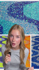 WAVE SEQUIN VELVET FABRIC (By The Yard)