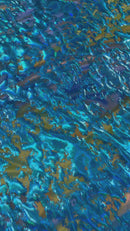 Splatter Foil Paint Metallic Print on a 4-way Stretch Tie Dye Nylon Spandex Tricot/Milliskin -Sold by the yard.