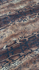 Snake Print Stretch Velvet 58" Wide| New Creations Fabric & Foam Inc.