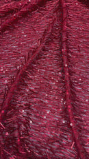 Vegas Beaded Sequin Stretch Mesh Fabric (By The Yard)