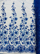 Princess Glitter 3d floral design fabric lace| New Creations Fabric & Foam Inc. - New Creations Fabric & Foam Inc