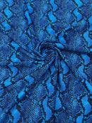 Python Snake Print 58” Wide| New Creations Fabric & Foam Inc. - New Creations Fabric & Foam Inc