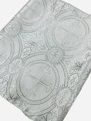 Religious Brocade Runner Tablecloth | Liturgical Fabric | Runner Ecclesiastical Jacquard | Church | Vestment - Cross Brocade. - New Creations Fabric & Foam Inc