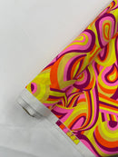 Retro Paisley Spandex Fabric 58" Wide| New Creations Fabric & Foam Inc. - New Creations Fabric & Foam Inc