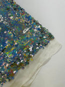 Round Sequin Fabric 54” Wide| New Creations Fabric & Foam Inc. - New Creations Fabric & Foam Inc