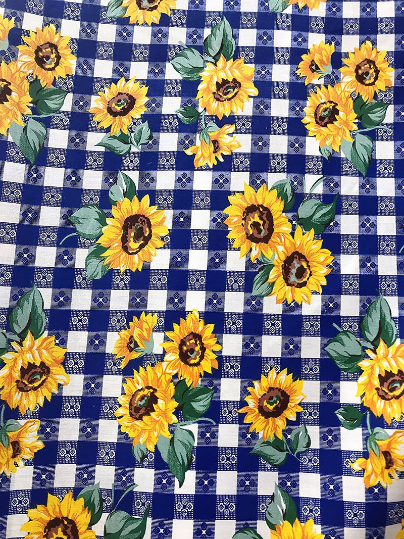 SUNFLOWER POLY COTTON (by the yard)