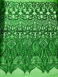 Royalty Sequin Damask Fabric 54” Wide| New Creations Fabric & Foam Inc. - New Creations Fabric & Foam Inc
