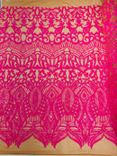 Royalty Sequin Damask Fabric 54” Wide| New Creations Fabric & Foam Inc. - New Creations Fabric & Foam Inc
