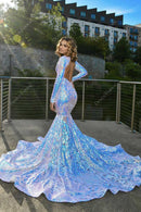 Sea Shell Sequin Damask Fabric 54” Wide| New Creations Fabric & Foam Inc. - New Creations Fabric & Foam Inc